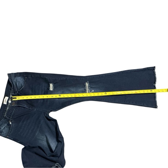 Bamboo super flare jeans junior plus size 15 - Picture 4 of 5